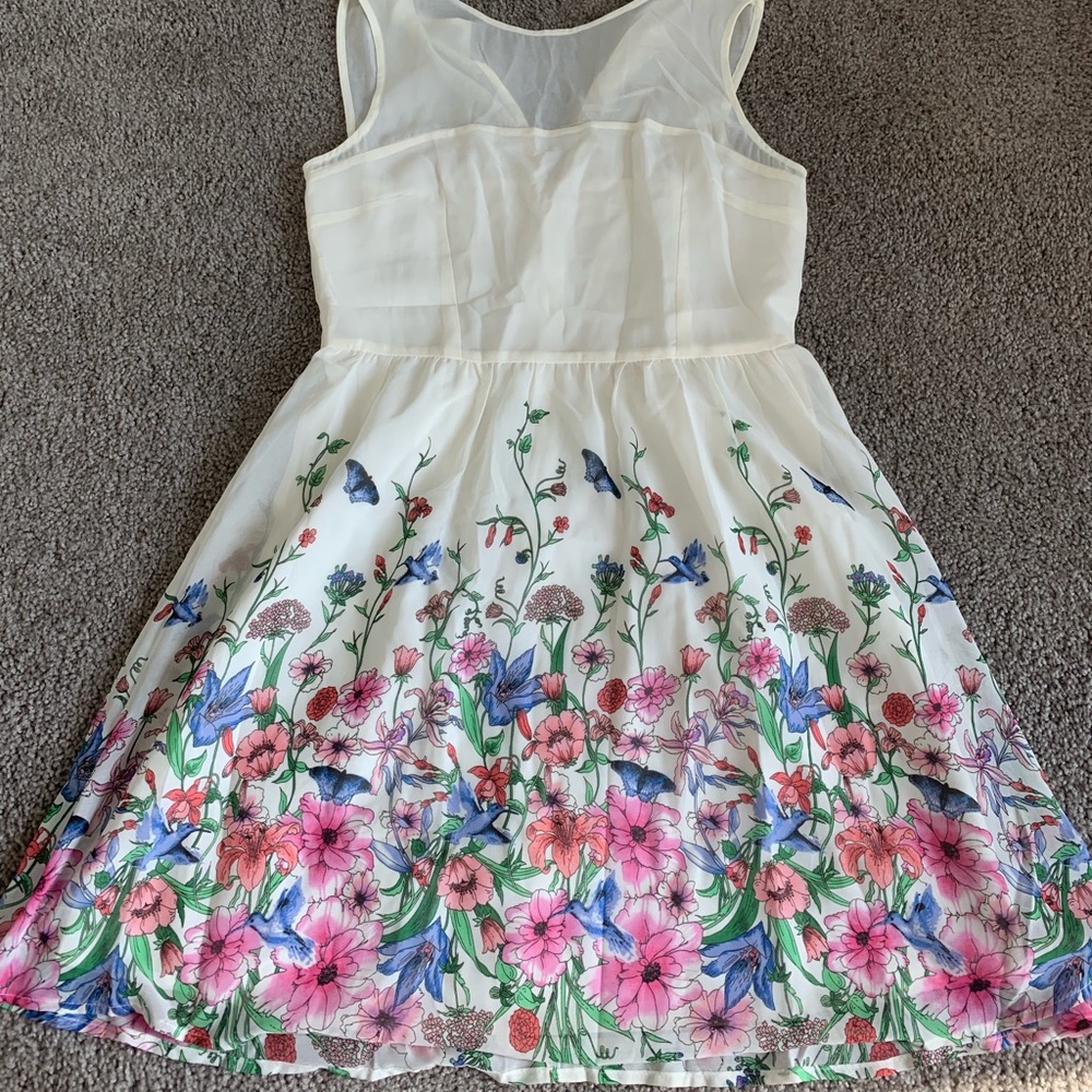 NWOT forever 21 cream floral dress